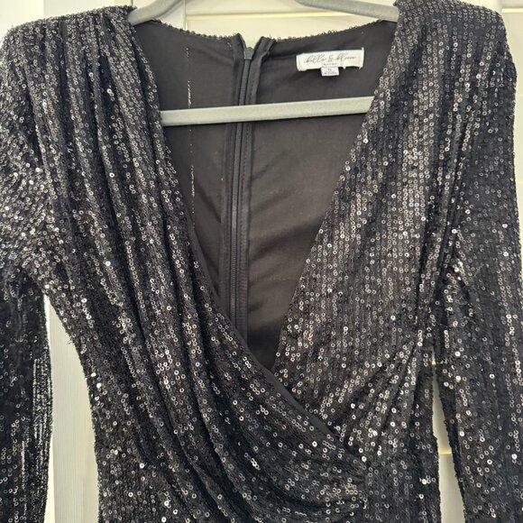 Bella & Bloom- Gotta Be With You Sequin Maxi Dress- Small - Picture 3 of 9